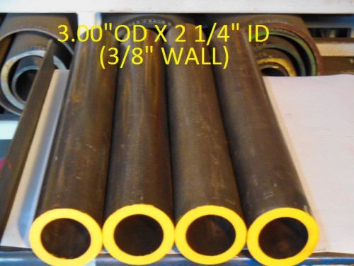 DOM 1026 Mild Steel Tubing  3&#034; OD  x   2.25&#034; ID  x   ( .375 Wall)  x  18&#034; Long