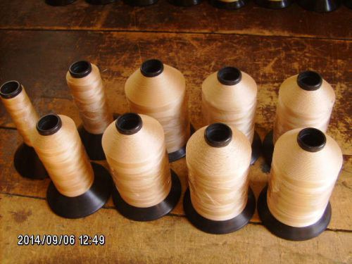Lot of eddington nylon thread t-70 lt tan for sale