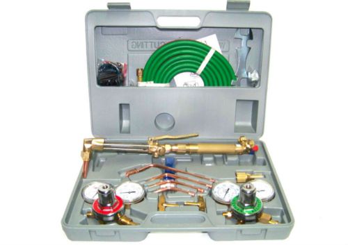 Harris type gas welding &amp; cutting kit tools oxygen torch acetylene welder tool for sale