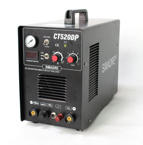 Simadre 2014 110/220v pilot arc 50amp plasma cutter &amp; 200a tig arc mma welder for sale