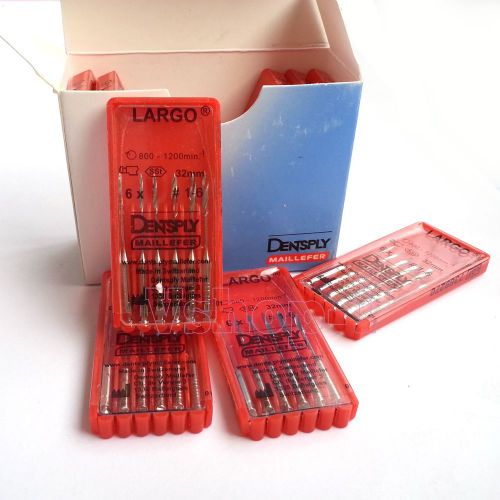 Bid10  dental dentsply maillefer endo files largo reamers burs 1-6# 32mm sst v-s for sale