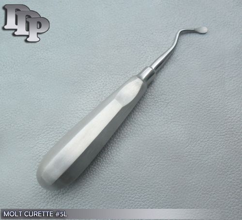 Molt Bone Curette #5L Dental Instruments Hand Tools