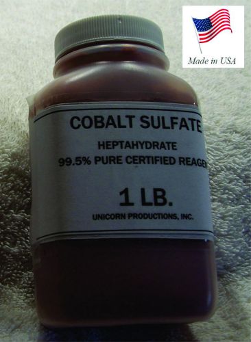 Cobalt Sulfate - Heptahydrate 99.5+% Reagent - Certified - 1 lbs