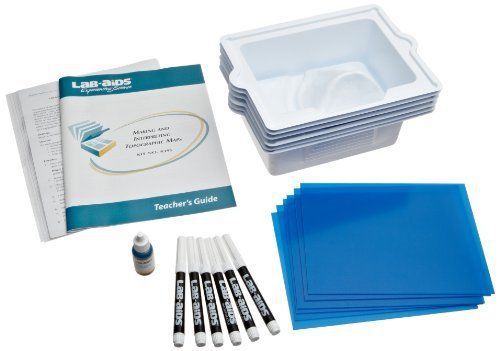 NEW Lab-Aids 439S 50 Piece Making and Interpreting Topographic Maps Kit