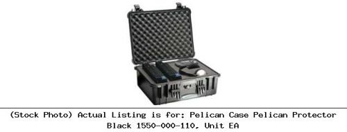 Pelican case pelican protector black 1550-000-110, unit ea lab safety unit for sale