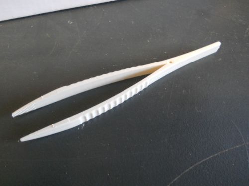 Disposable forceps tweezers reinforced nylon autoclavable blunt tip (30+pcs) for sale