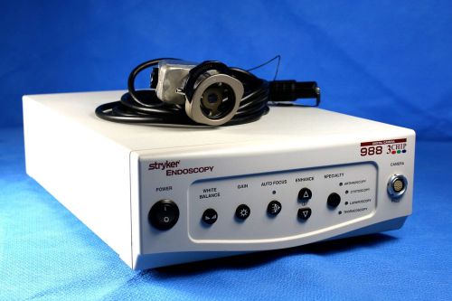 Stryker 988 3 Chip Medical Video Camera, With Camera Head and Coupler
