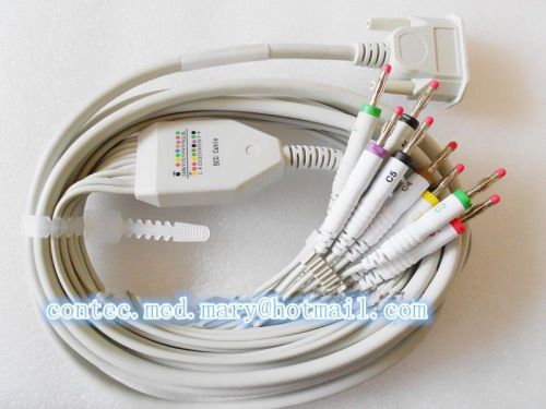 CONTEC 12 lead ECG/EKG cable for CONTEC ECG machine ECG80A 100G 300G 600G 1200G