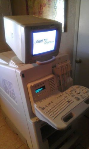 GE LOGIC 700 PRO EXPERT ULTRASOUND... EXTRA 4 PROBES ALL FUNCTIONAL!!!