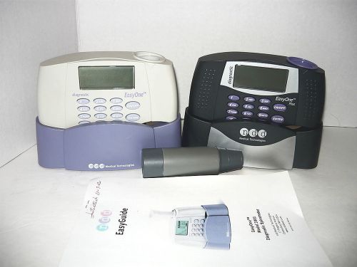 TWO- EASYONE NDD  MODEL 2001 DIAGNOSTIC SPIROMETERS  WITH MANUAL