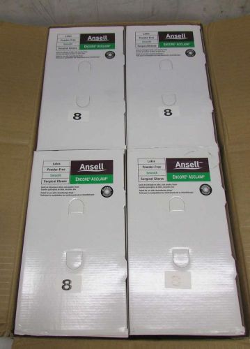 200 pair ansell 5795005 encore acclaim latex power free surgical gloves size 8 for sale