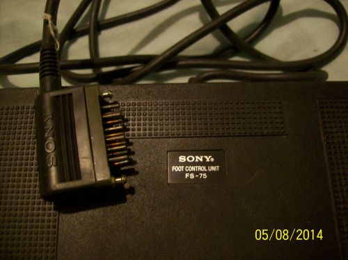 Sony Foot Control Unit FS-75 Transcriber Dictaphone Accessory