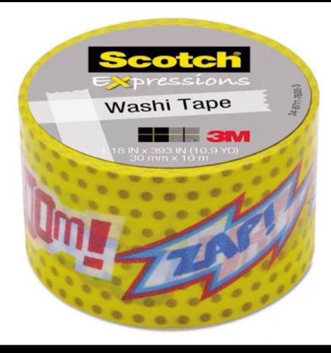 Expressions Washi Tape, 1.18&#034; x 393&#034;, POW!