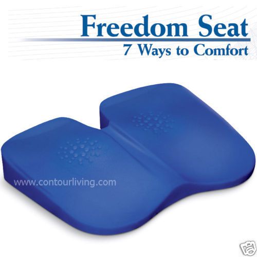 Freedom seat office chair cushion orthopedic foam pad - improve posture, coccyx for sale