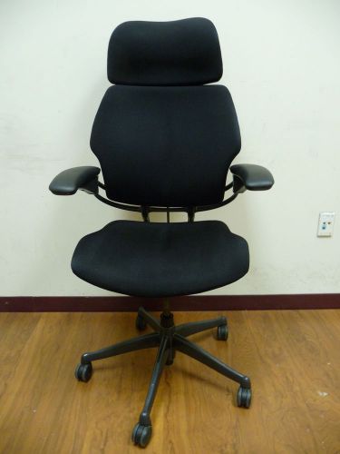 Humanscale &#034;freedom&#034;office chair high back w/headrest **free shipping**#10666 for sale