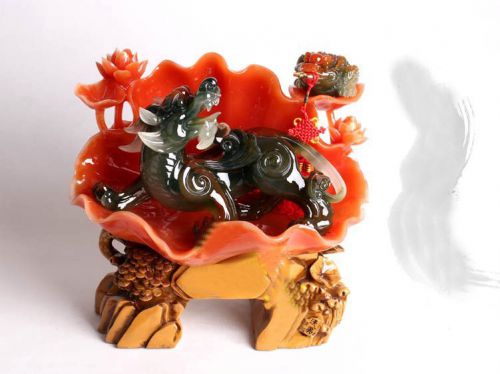 Home Office Delicate Decoration Business Gift Carnelian Resin Handcraft Mascot