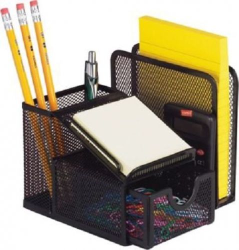 Office Mesh All In One Desk Caddy Sorter &amp; Organizer New Supply Tool Gift Pens
