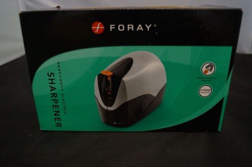 BRAND NEW FORAY HEAVY DUTY ELECTRIC PENCIL SHARPENER AUTOMATIC ON/OFF EXTRA LARG