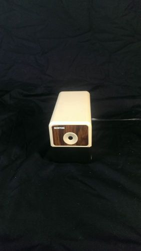 Boston Electric Pencil Sharpener Model 18 Made in USA Vintage Wood