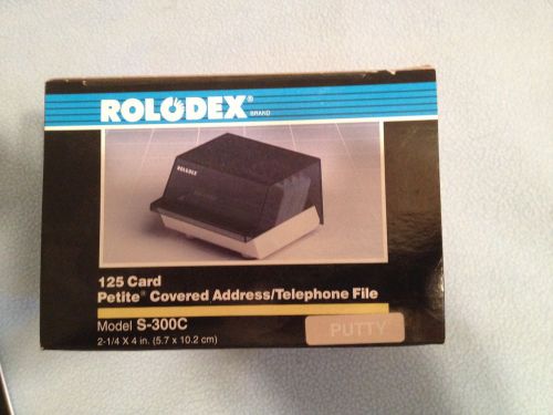 BRAND NEW ROLODEX 125 CARD PETITE COVERED ADDRESS/TELEPHONE FILE