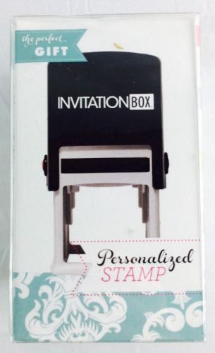 Custom Self Inking Personalized Rubber Snap Stamp Invitation Box Non Messy New