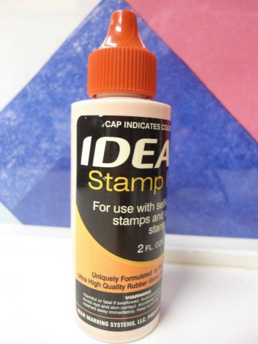IDEAAL STAMP INK 2.0 OZ RED COLOR NEW
