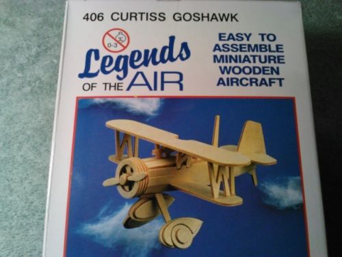 New Legends of the Air CURTISS GOSHAWK Miniature Wooden model Aircraft airplane