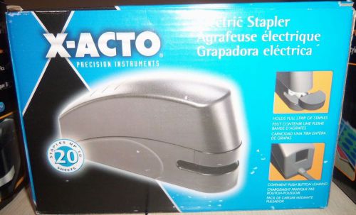 X-ACTO Electric Stapler 73101 Anti Jam up to 20 Sheet Capacity