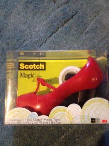 Scotch Magic Tape C-30 Shoe Tape Dispenser, Red