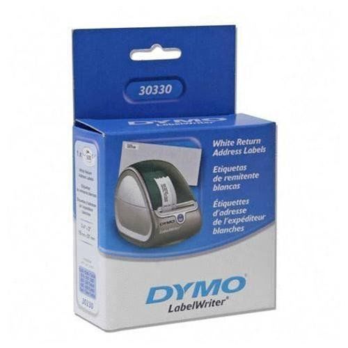 Dymo Address Labels White Return Address Labels, 3/4&#034; x 2&#034;