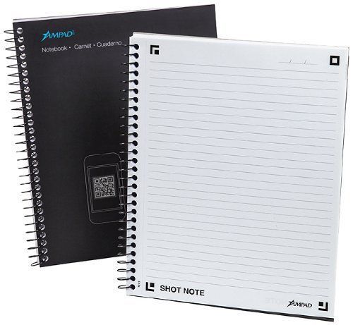 Ampad 9.5&#034; x 7.75&#034; notebook-medium ruled - 60 sheet - 22 lb - ruled - (25110) for sale