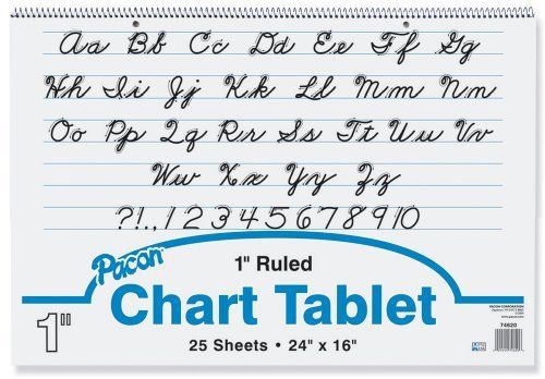 Pacon chart tablet - 24&#034; x 16&#034; - white (pac74620) for sale