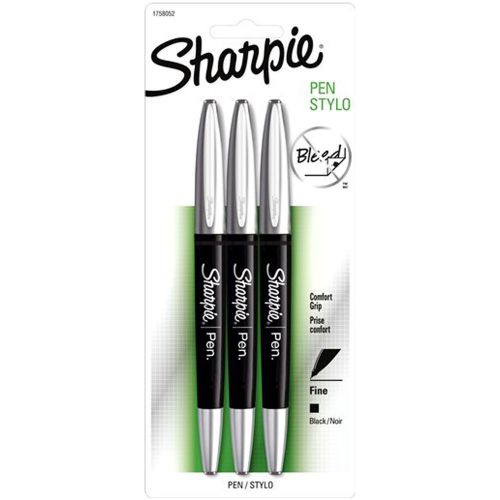 Sharpie Pen Grip Black 3-pack Pen Grip Black