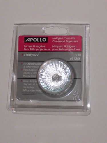Apollo FXL #31346 Halogen Lamp for Overhead Projectors - 410W/82V - MINT