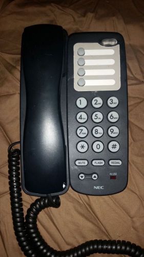 NEC DTH-1-1 Single Line Telephone Black