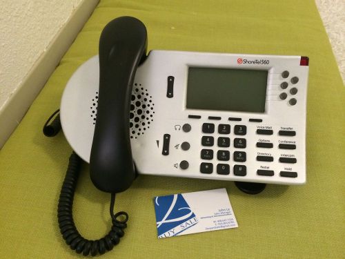 ShoreTel 560 S6G IP Phone VoIP Telephone w/ Handset  and Stand