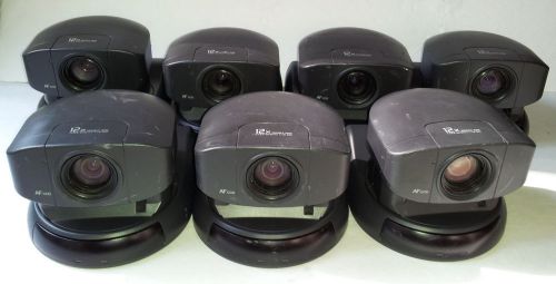 Lot of 7 Sony EVI-D30L Video Camera 12x Variable Zoom, AF CCD, f=5.4-64.8mm