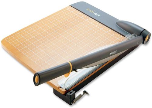 Paper Cutter Trimmer Anti-microbial Handle Titanium Bonded Blades Wood Board
