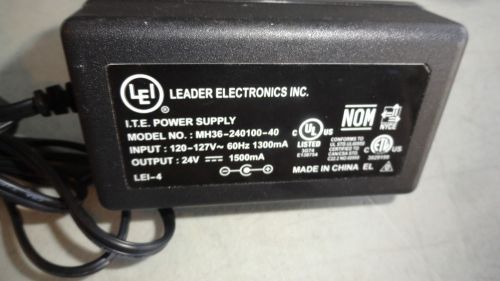 G1:  LEI I.T.E. Power Supply MH36-240100-40 24VDC 1500mA