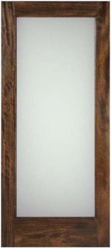 1 - unfinished mahogany 1-lite dual white lami glass for sale