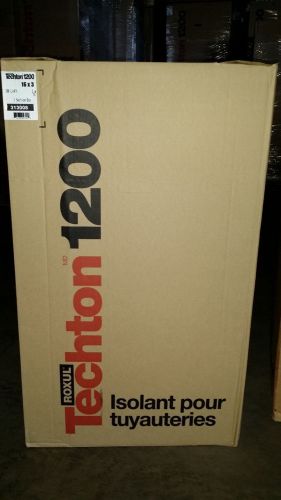 Roxul techton 1200 pipe insulation  16&#034;x3&#034;  3.280 linear ft for sale