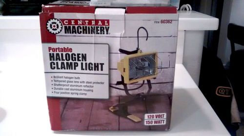 150W Portable Halogen Clamp Light by Central Machinery