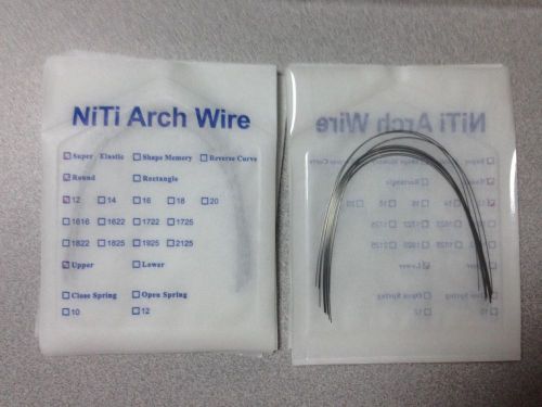 2 pack 0.020&#034; Fortuitous -Elastic NiTi Round Arch Wire dental Orthodontic SALE!