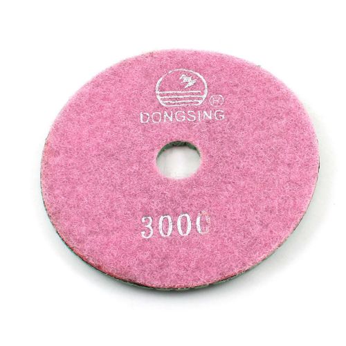 Granite concrete wet dry diamond resin polishing pad 3000 grit pink green for sale