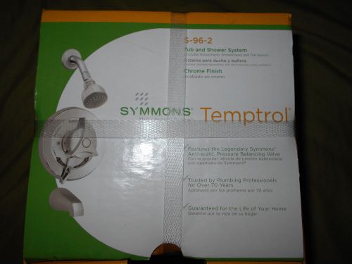 Symmons Temptrol S-96-2-x Tub + Shower Valve - Bath - Remodel -Faucet - Plumbing