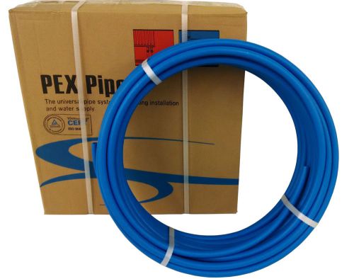 1&#034; x 100ft blue pex tubing/pipe pex-b 1-inch 100 ft potable water nonbarrier for sale