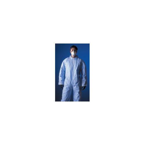 Large ProShield® 1 White Disposable Coverall With Elastic Wrists And Ankles