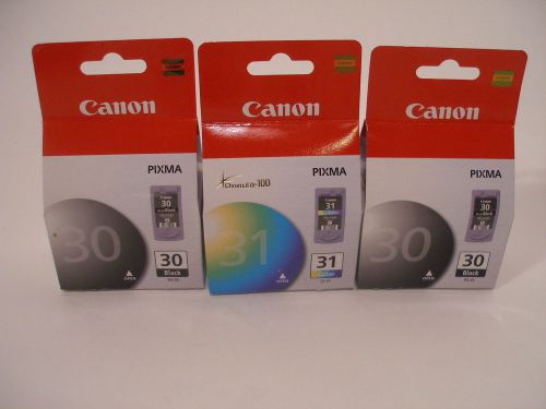 Canon Pixma iP1800 1114CCN51  2 PG30 Black ink &amp; 1 PG31 Color ink  NEW SEALED