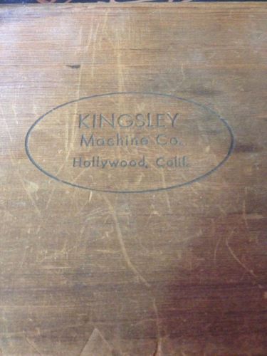 Kingsley stamping 18 pt Goudy cursive caps set