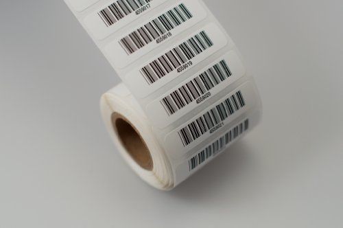 New intelliscanner asset tags (roll of 500) for sale